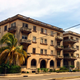 An apartment building in the Vedado neighborhood of Cuba, June 2015.